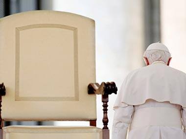 Pope Benedict. AP