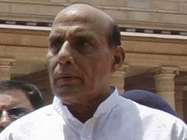 BJP president Rajnath Singh. PTI