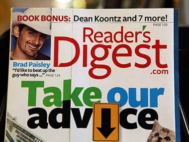 Reader's Digest parent company files for bankruptcy again