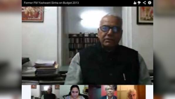 Budget 2013:Yashwant Sinha blasts Chidu-nomics, UPA policy