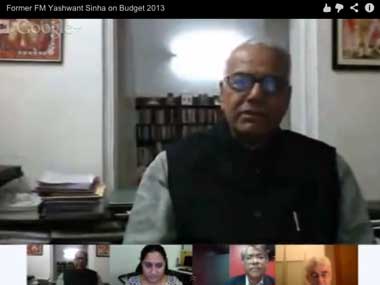 Budget 2013:Yashwant Sinha blasts Chidu-nomics, UPA policy Budget 2013:Yashwant Sinha blasts Chidu-nomics, UPA policy