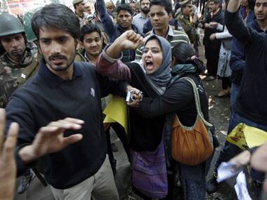Protests following Afzal Guru’s hanging. Agencies. 