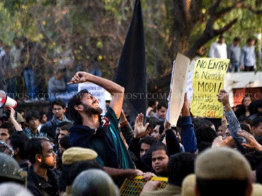 Anti-Modi protests: Delhi Police arrests nine students Anti-Modi protests: Delhi Police arrests nine students