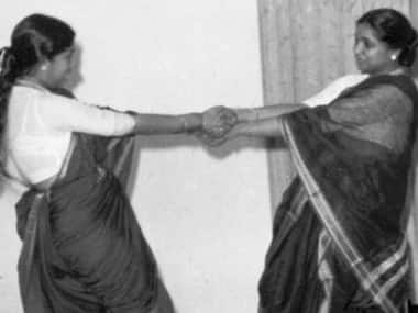 Lata Mangeshkar and Asha in their younger days. Image courtesy: ibnlive
