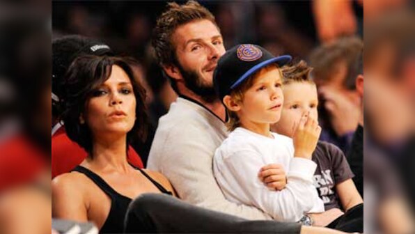Beckhams celebrate son's birthday in Paris