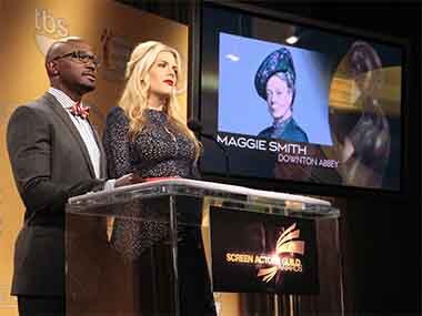 Maggie Smith is announced as a nominee for Outstanding Performance by a Female Actor in a Drama Series for "Downton Abbey". Reuters
