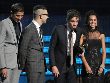 'We are Young' gets song of the year at Grammy Awards 'We are Young' gets song of the year at Grammy Awards