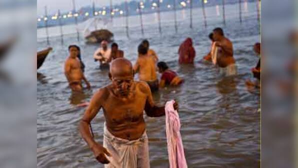  Maha Kumbh: Pilgrims brave cold, dirty Ganga for holy dip