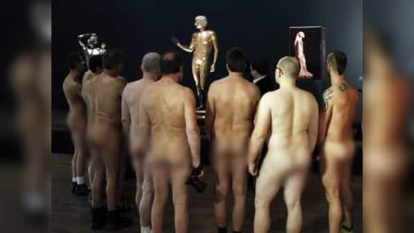 Whoa! Nudes check out nudes at Austrian museum