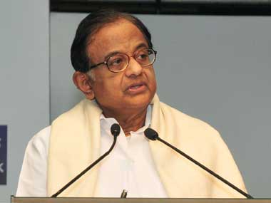 Finance Minister P Chidambaram. Image courtesy PIB