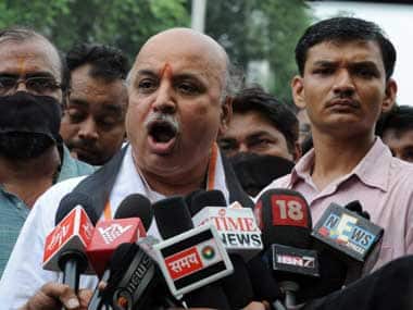 VHP leader Pravin Togadia. AFP