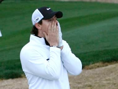 Rory McIlroy didn't have the best day. Reuters