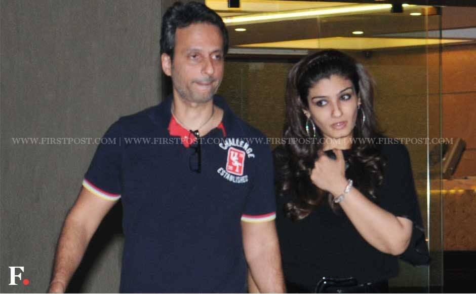 Anil Thadani with wife Raveena Tondan. Sachin Gokhale/Firstpost