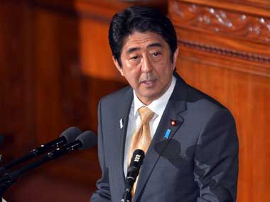 Japanese Prime Minister Shinzo Abe. AFP