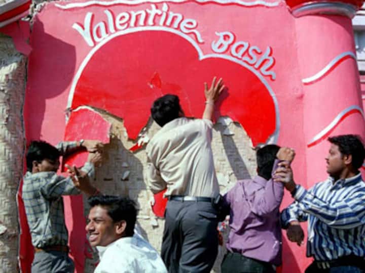 Saffron activists forcibly marry off couples celebrating Valentine's Day