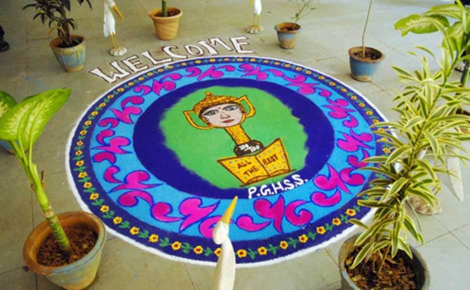 A Kolam wishing students all the best ahead of their CBSE exams. Firstpost A Kolam wishing students all the best ahead of their CBSE exams. Firstpost