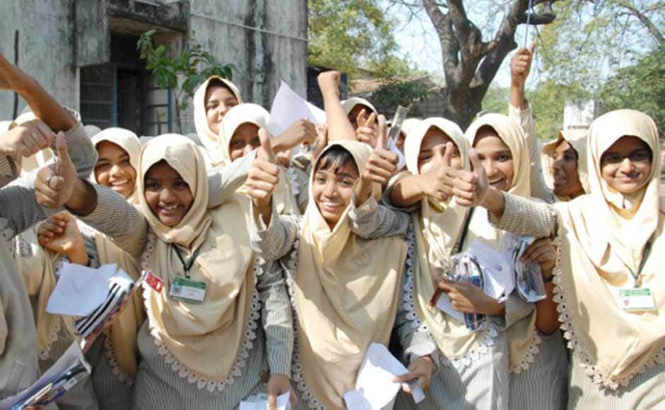 Three cheers: It seems the exam went well for these students. Firstpost Three cheers: It seems the exam went well for these students. Firstpost