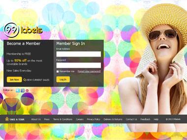 Screengrab from site