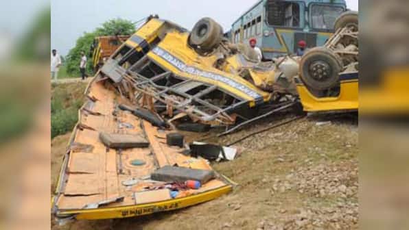 12 children killed after school bus collides with truck in Jalandhar