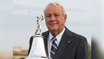 Arnold Palmer is the king of all he surveys
