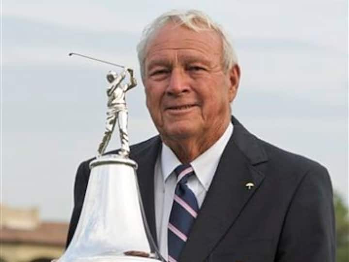 Arnold Palmer is the king of all he surveys