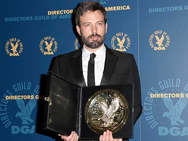 Ben Affleck won several awards for Argo, which was also adjudged best film at the Oscars.