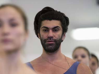 Bolshoi dancer Nikolai Tsiskaridze leads a rehearsal in the Bolshoi Theater in Moscow. AP