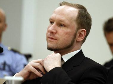 Anders Behring Breivik. AFP