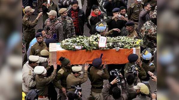 Photo goof up at CRPF jawan's funeral procession