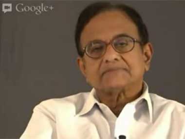 Passion and anguish in Chidambaram’s first Google Hangout Passion and anguish in Chidambaram’s first Google Hangout