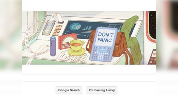 Don't Panic: Google doodle celebrates 61st birthday of Douglas Adams