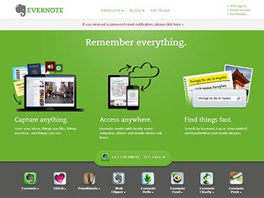 evernote hacked