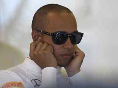 Hamilton was in talks with Red Bull. AP