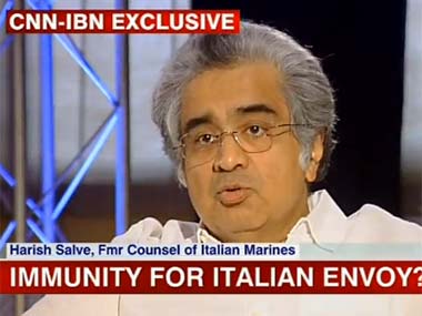 Italian envoy breached solemn undertaking to SC: Harish Salve Italian envoy breached solemn undertaking to SC: Harish Salve