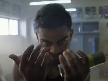 Kohli in the middle of an extremely emotional scene. YouTube