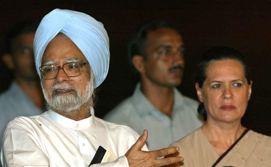 Despite being voted party chief after the electoral victory, Sonia Gandhi decided not to become the party's prime ministerial candidate after massive protests by the BJP. Despite pleas from Congress activists, Sonia refused to take up the post, picking former finance minister Manmohan Singh instead. Singh flanked by Congress party chief Sonia Gandhi speaks to the media after he met with Indian President A. P. J. Abdul Kalam on May 19, 2004. Reuters