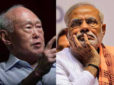 Modi's social contract is like Lee Kuan Yew's in Singapore Modi's social contract is like Lee Kuan Yew's in Singapore