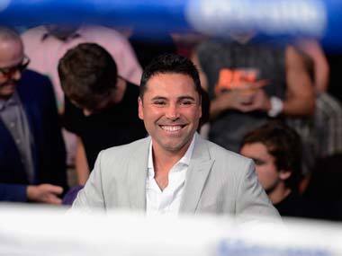Former multiple world champion Oscar de la Hoya admitted to drinking before fights. AFP