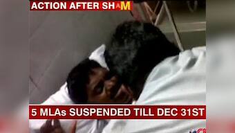 Cop thrashed by MLAs suspended, faces allegations of using foul language