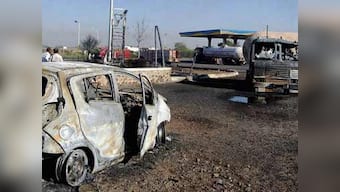 LPG tanker explosion kills one, hits traffic in Mumbai's eastern suburbs