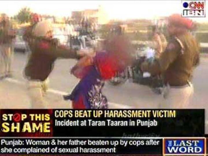 Punjab shame: Two cops suspended for thrashing woman say she attacked first