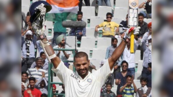 Dhawan is 10th Indian to score ton in Test debut innings