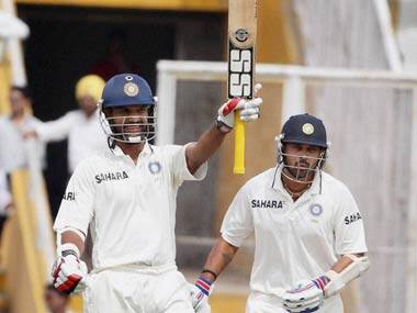 Dhawan was in supreme form on his Test debut. PTI