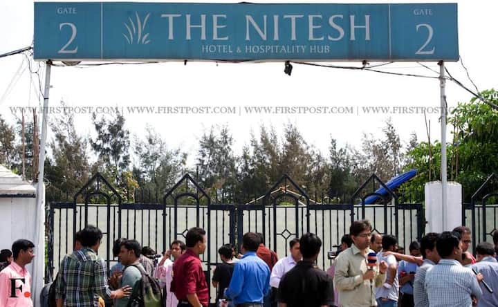 Images: Cops, media flock to site of BSP leader Deepak Bhardwaj's murder