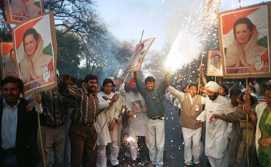 The Congress lost the 1998 general elections and it meant the end of Sitaram Kesri as the party president. On 14 March, despite reservations from Kesri and other senior party leader Sharad Pawar and their supporters, a majority in the Congress Working Committee voted to have Sonia Gandhi as the next party president. She became party president in April 1998. Congress workers celebrated wildly. Reuters