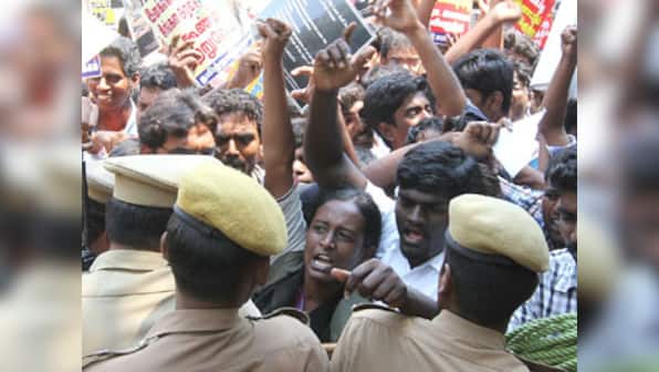 Expats, refugees, students continue protest against Sri Lanka in TN