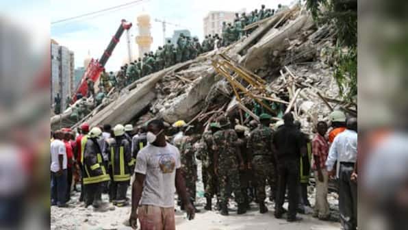 Tanzania building collapses; death toll stands at 18
