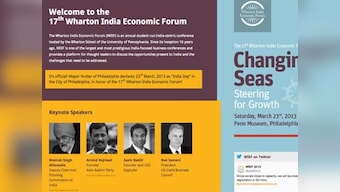 Wharton India Economic Forum restricts media coverage of event