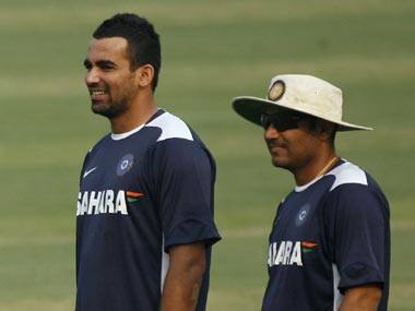 Zaheer Khan and Virender Sehwag are both out of the Indian team despite Dhoni's backing. Reuters