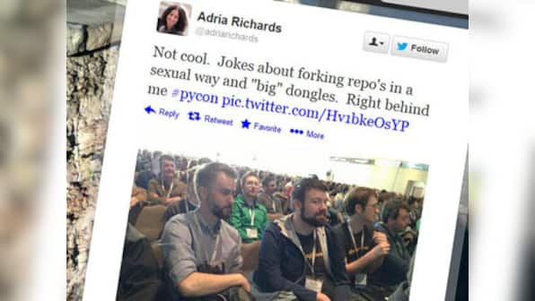 Female techie fired after tweeting about sexual comments 